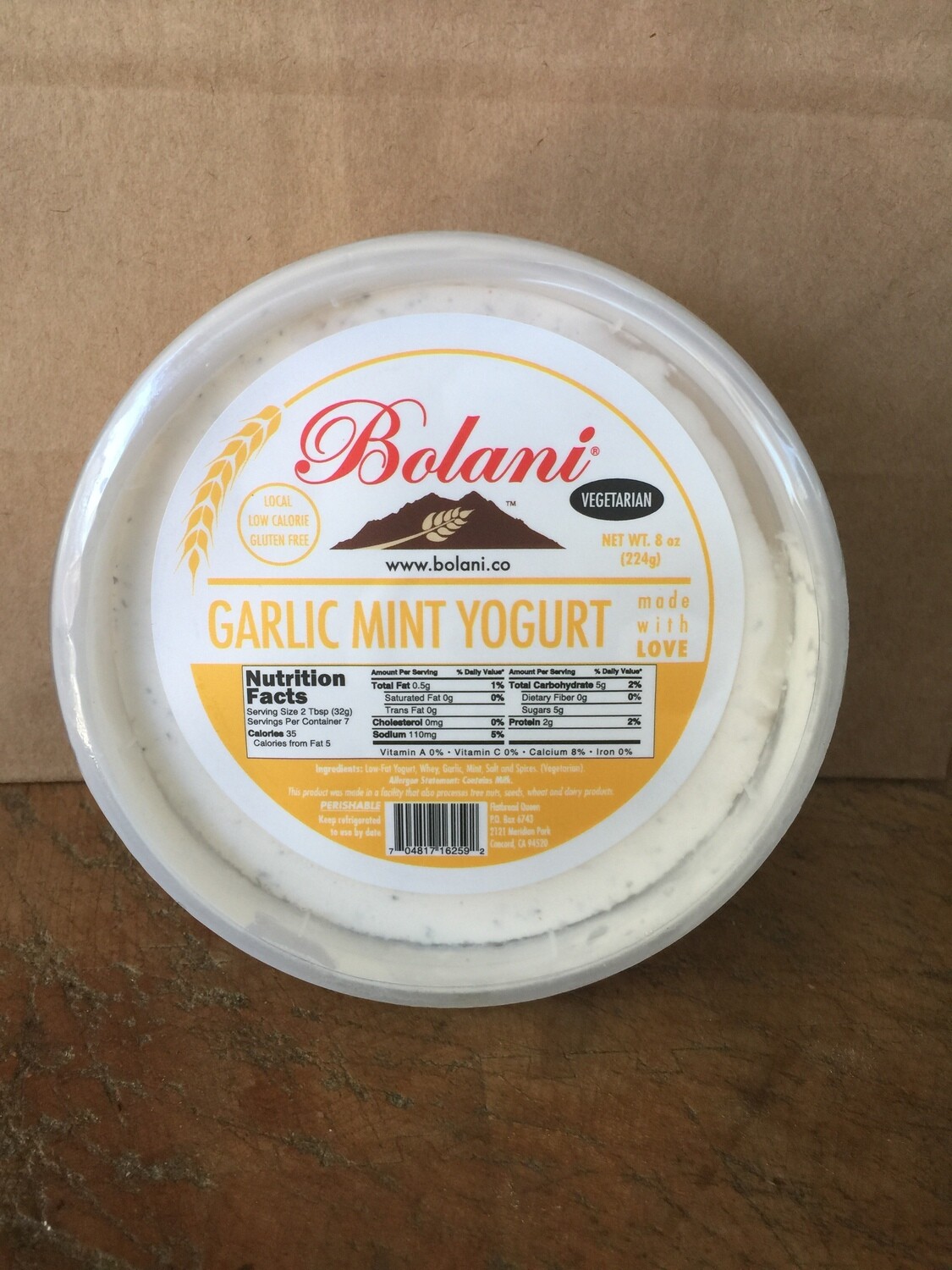 Deli / Sauce / Bolani Garlic Mint Yogurt, 8 oz