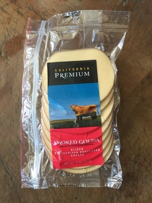 Deli / Cheese / California Premium Smoked Gouda Slices, 8 oz