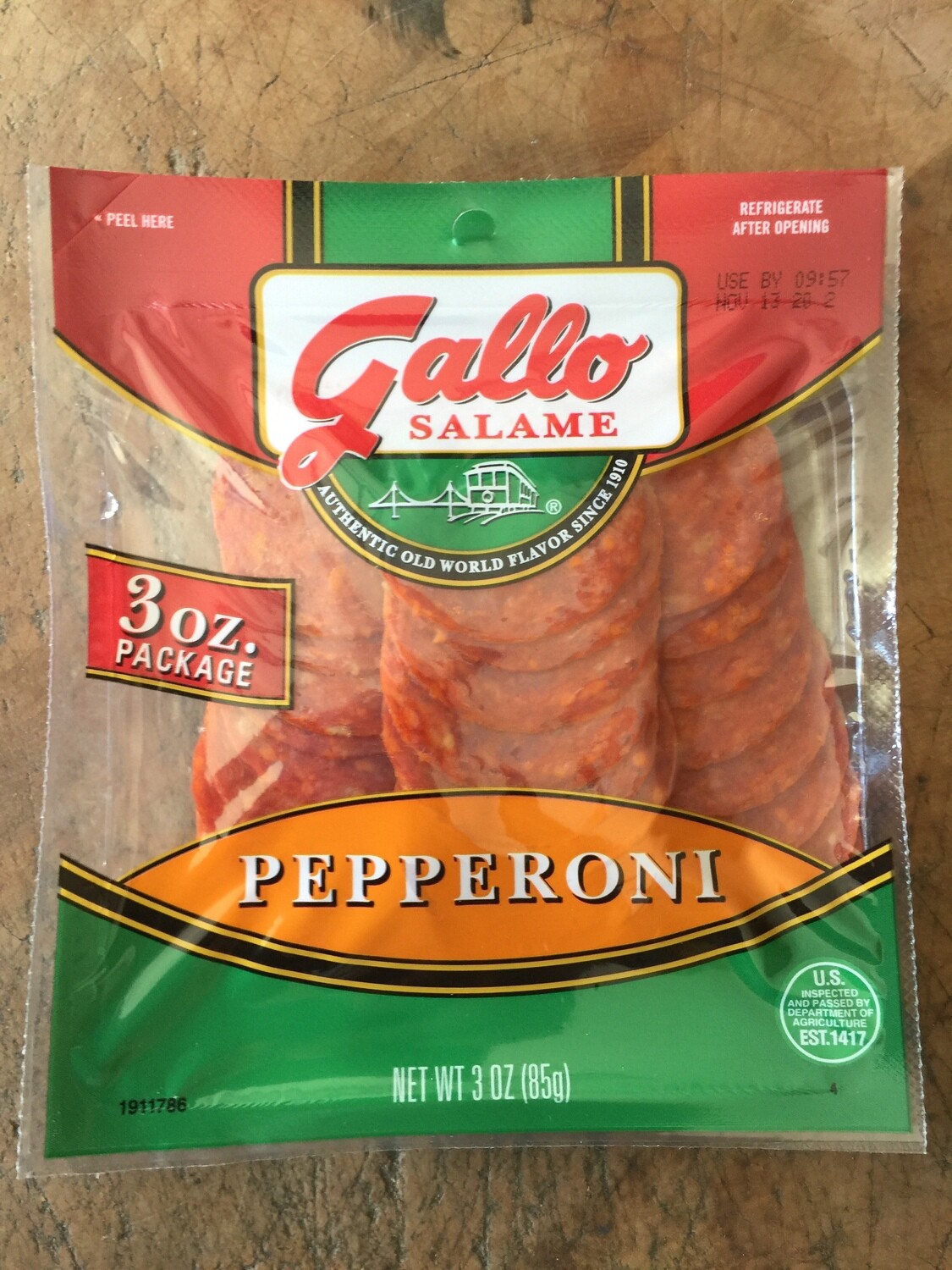 Deli / Meat / Gallo Pepperoni, 3 oz