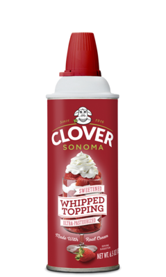 Dairy / Misc / Clover Whipped Cream Topping, 6.5 oz. can