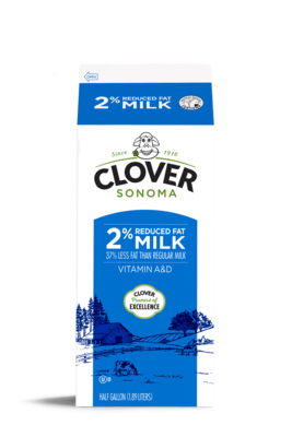 Dairy / Milk / Clover 2% Milk Half Gallon
