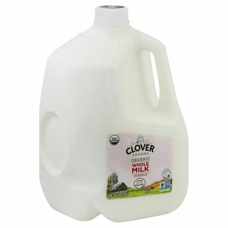 Dairy / Milk / Clover Organic Whole Milk Gallon