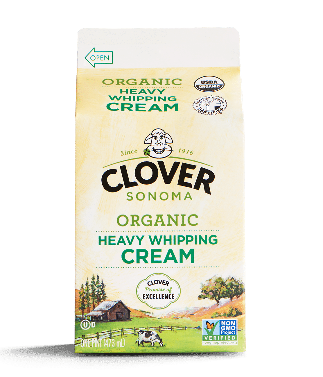 Dairy / Milk / Clover Organic Heavy Cream Pint