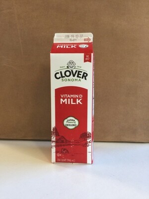 Dairy / Milk / Clover Whole Milk Quart