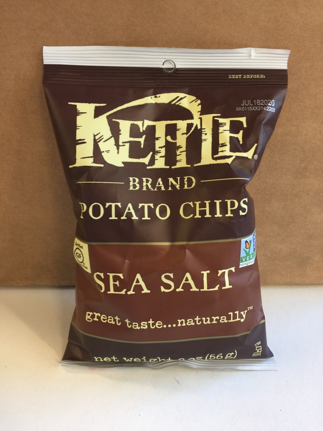 Chips / Small Bag / Kettle Chips Sea Salt, 2 oz