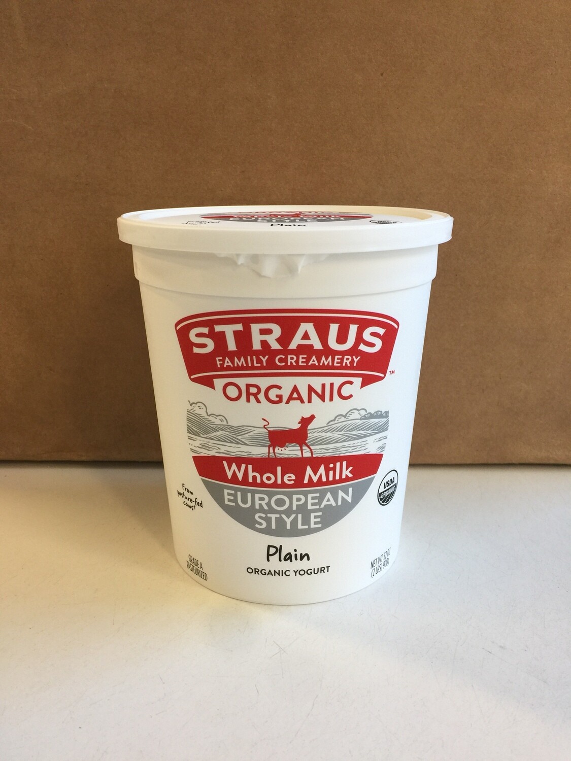 Dairy / Yogurt / Straus Organic Whole Yogurt 32 oz.