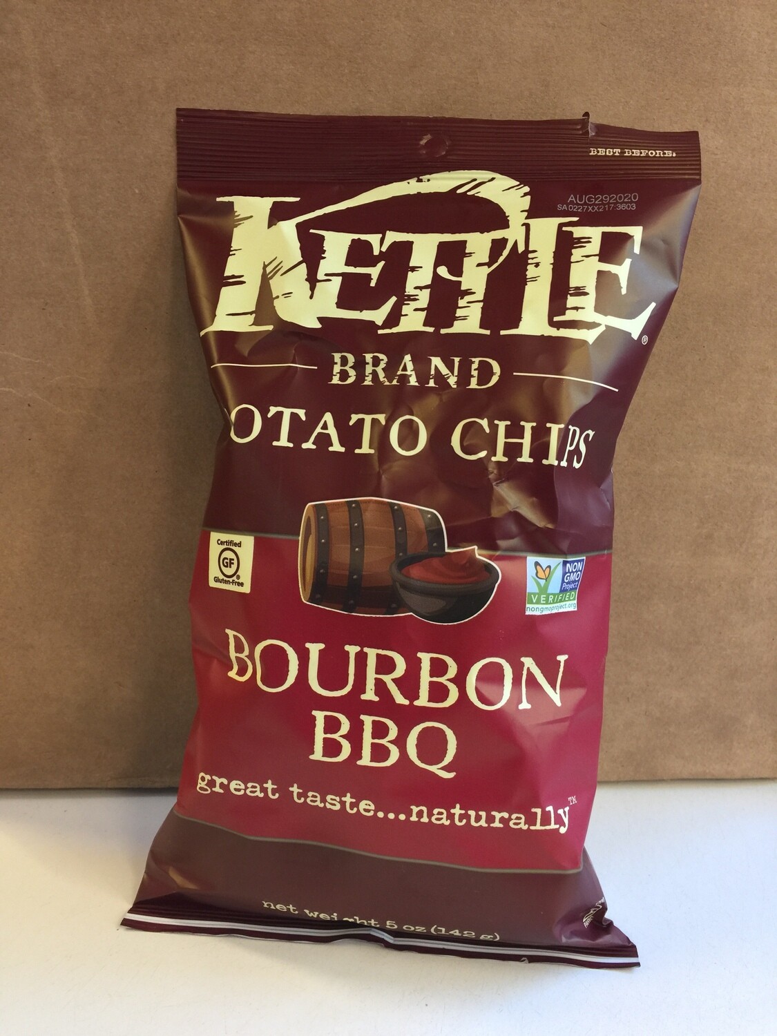 Chips / Big Bag / Kettle Chips Bourbon BBQ, 5 oz..