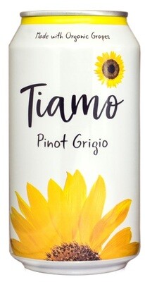 Wine / White / Organic Tiamo Pinot Grigio, 375 ml. can