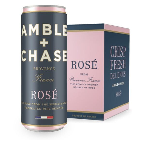 Wine / Rose / Amble & Chase Rose, 4 cans - 1L Box