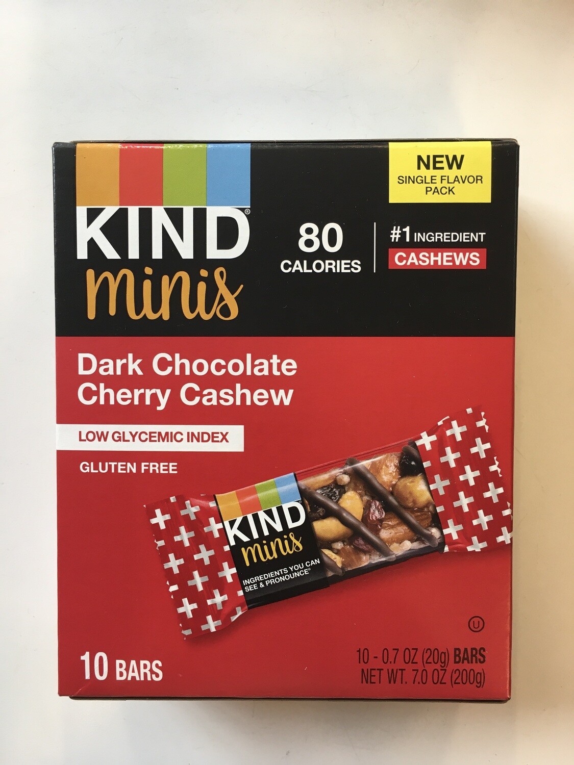 Snack / Bar / Kind Minis Dark Chocolate Cherry Cashew 10 pack