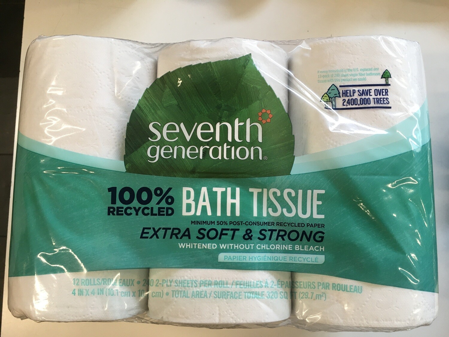 Household / Toilet Paper / 7th Generation Bath Tissue, 12pk