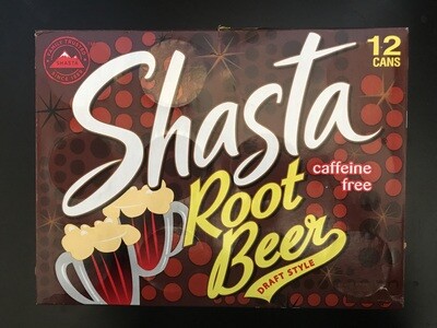 Beverage / Soda / Shasta Root Beer, 12 pk