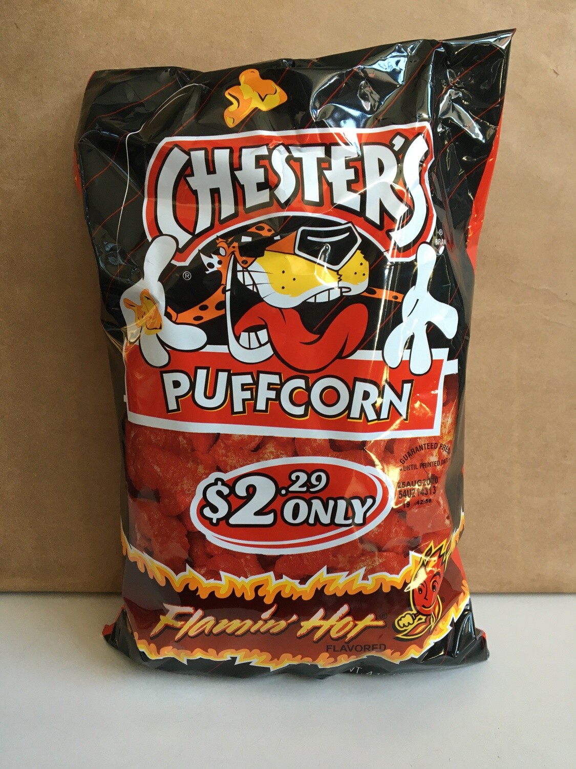 Snack / Popcorn / Chester's Flamin' Hot Puffcorn 4.25 oz.