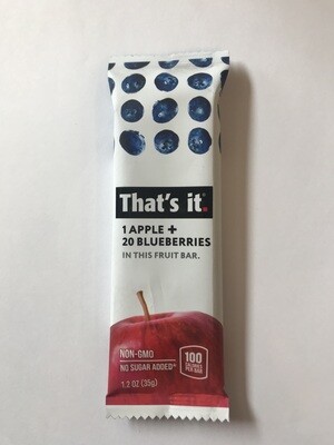 Snack / Bar / That's It Bar Apple Blueberry