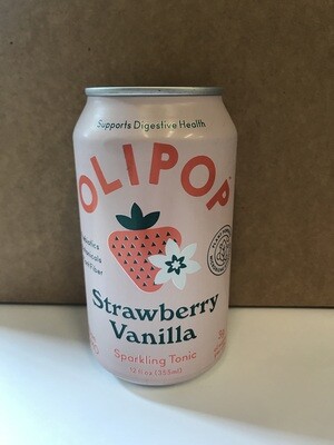 Beverage / Kombucha / Olipop Strawberry Vanilla, 12 oz