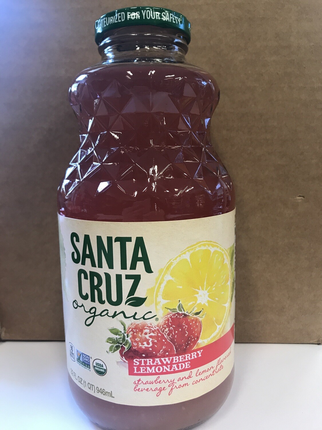 Grocery / Juice / Santa Cruz Strawberry Lemonade, 32 oz