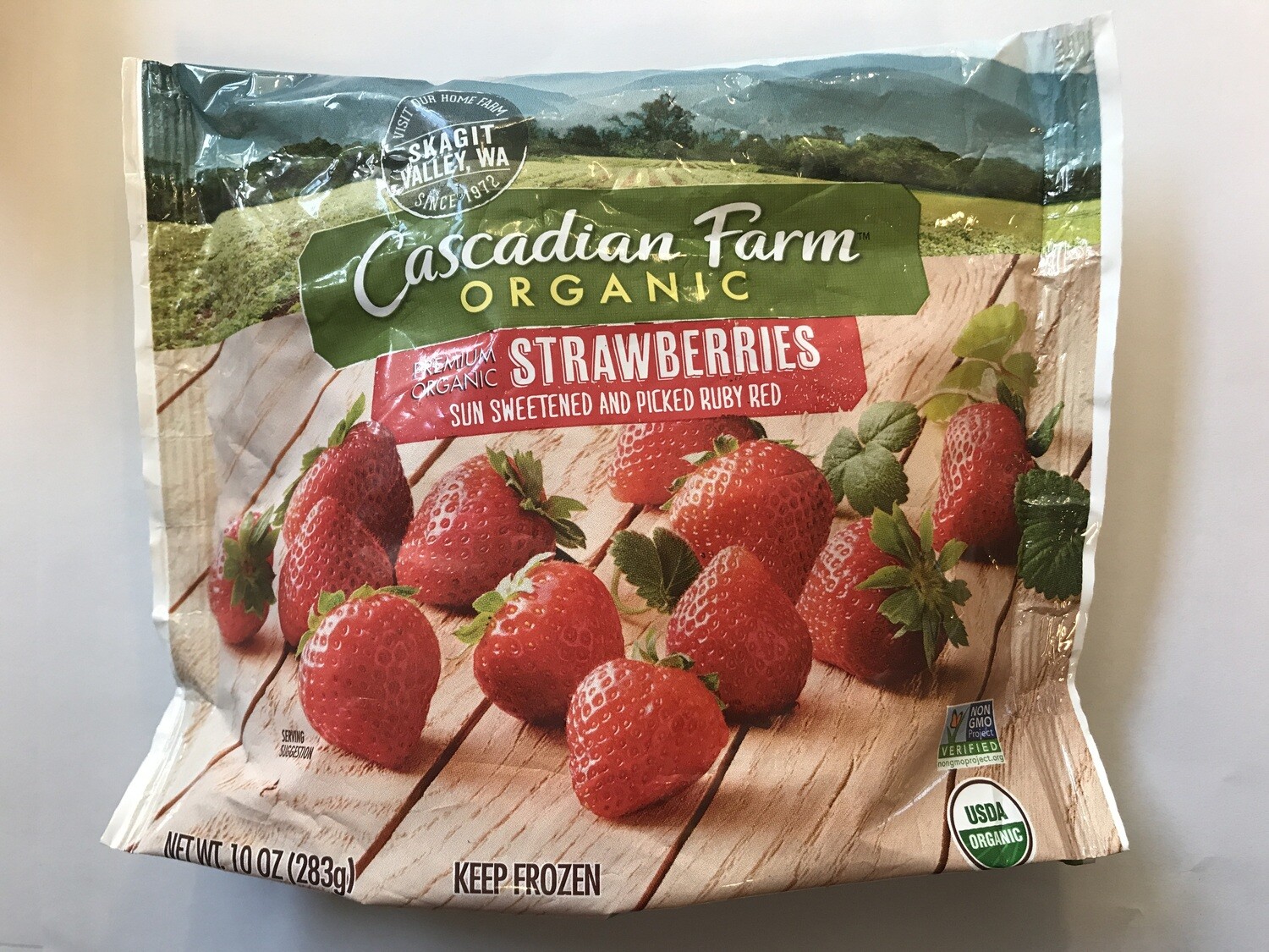 Frozen / Fruit / Cascadian Strawberries, 10 oz