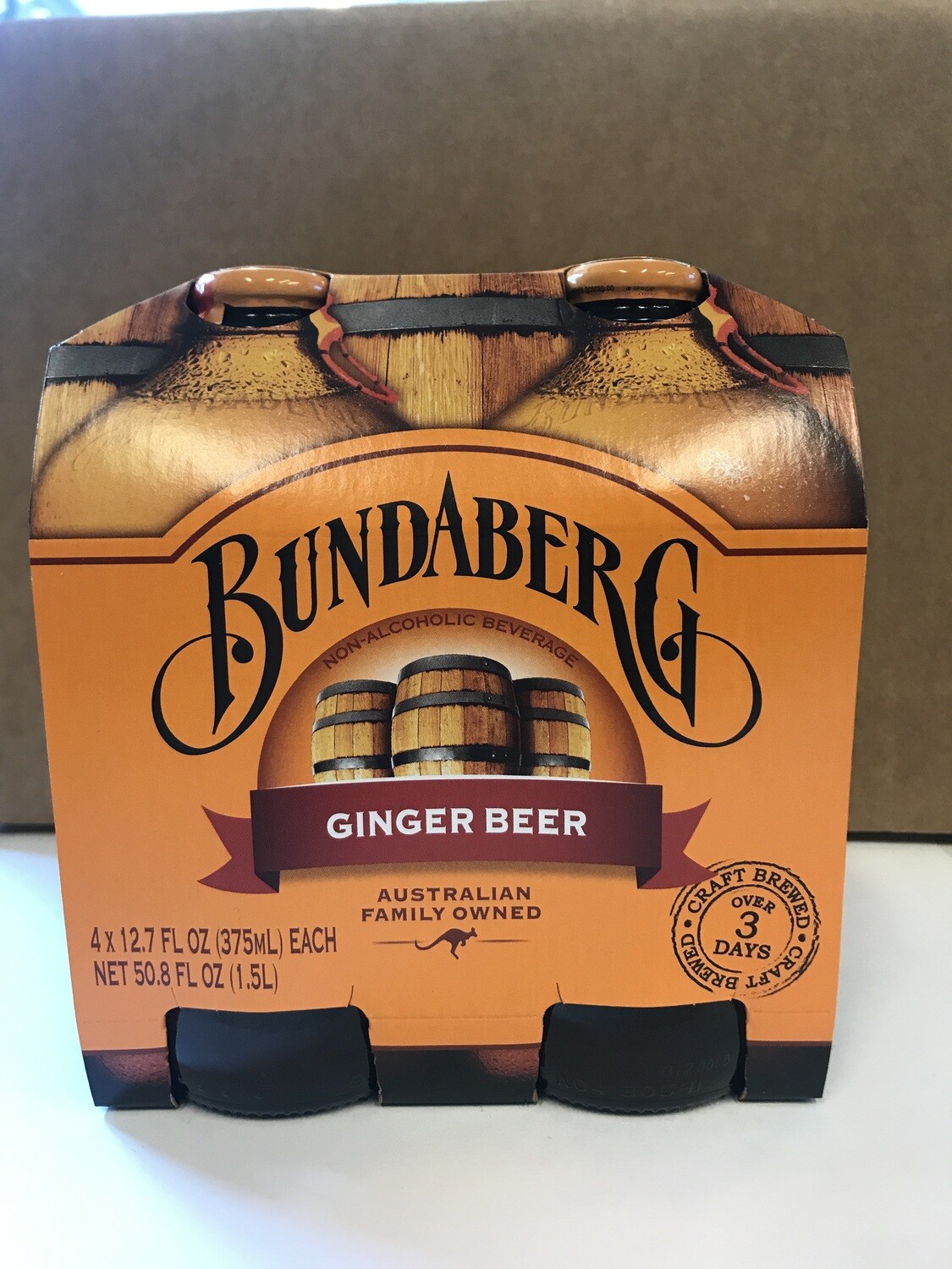 Beverage / Soda / Bundaberg Ginger Beer, 4 pk