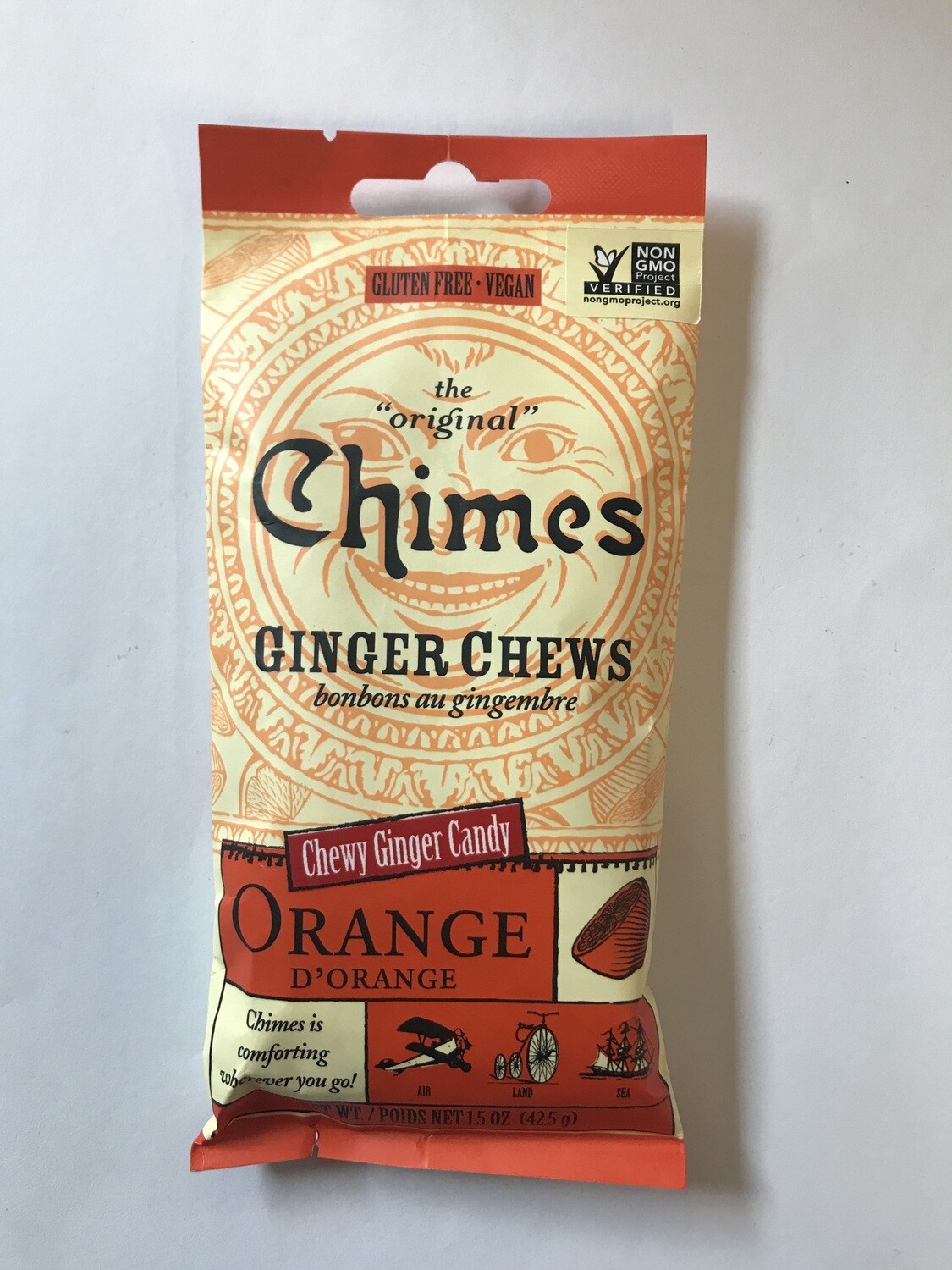 Candy / Candy / Chimes Ginger Chews, Orange 1.5 oz