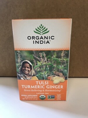 Grocery / Tea / Tulsi Tea, Turmeric Ginger