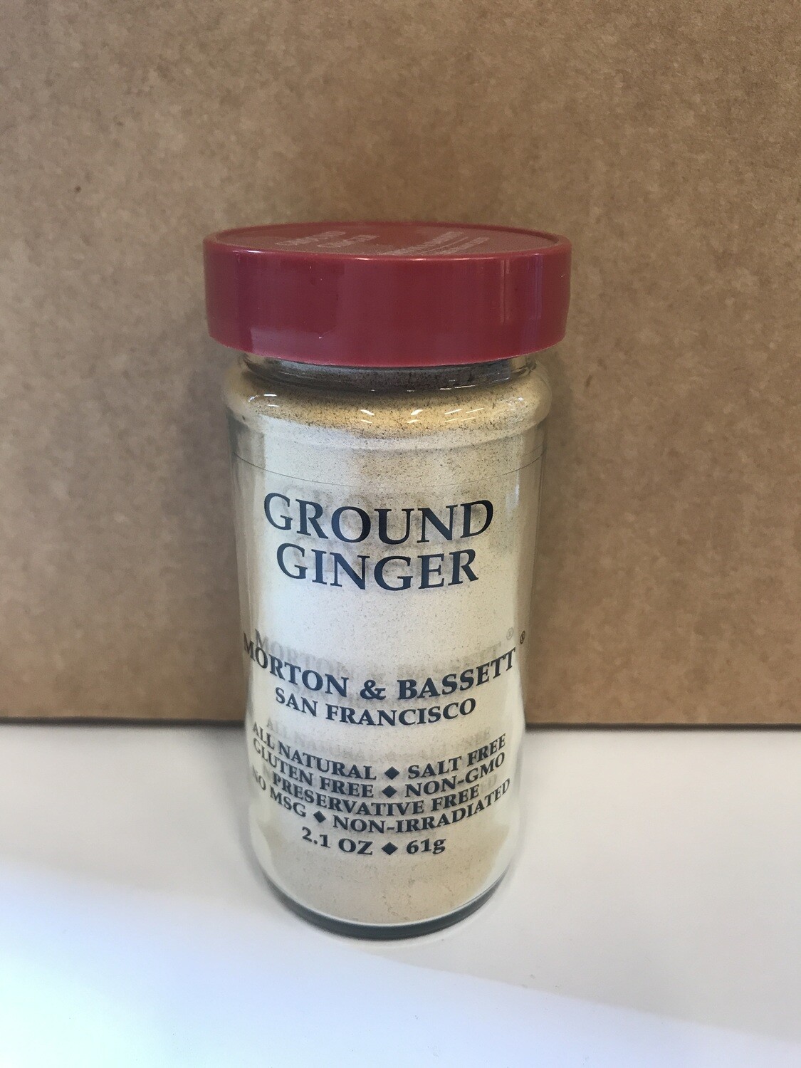 Grocery / Spice / Morton & Bassett Ginger Ground, 2.1 oz