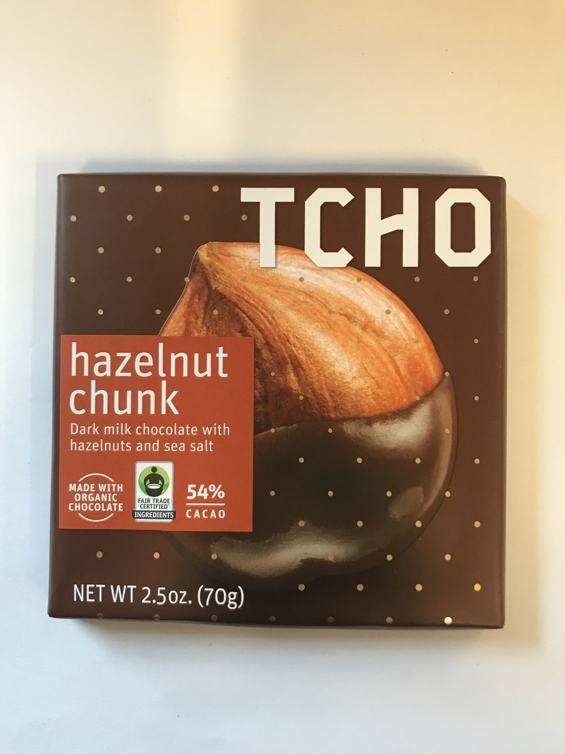 Candy / Chocolate / Tcho Organic Milk Chocolate Hazelnut Chunk