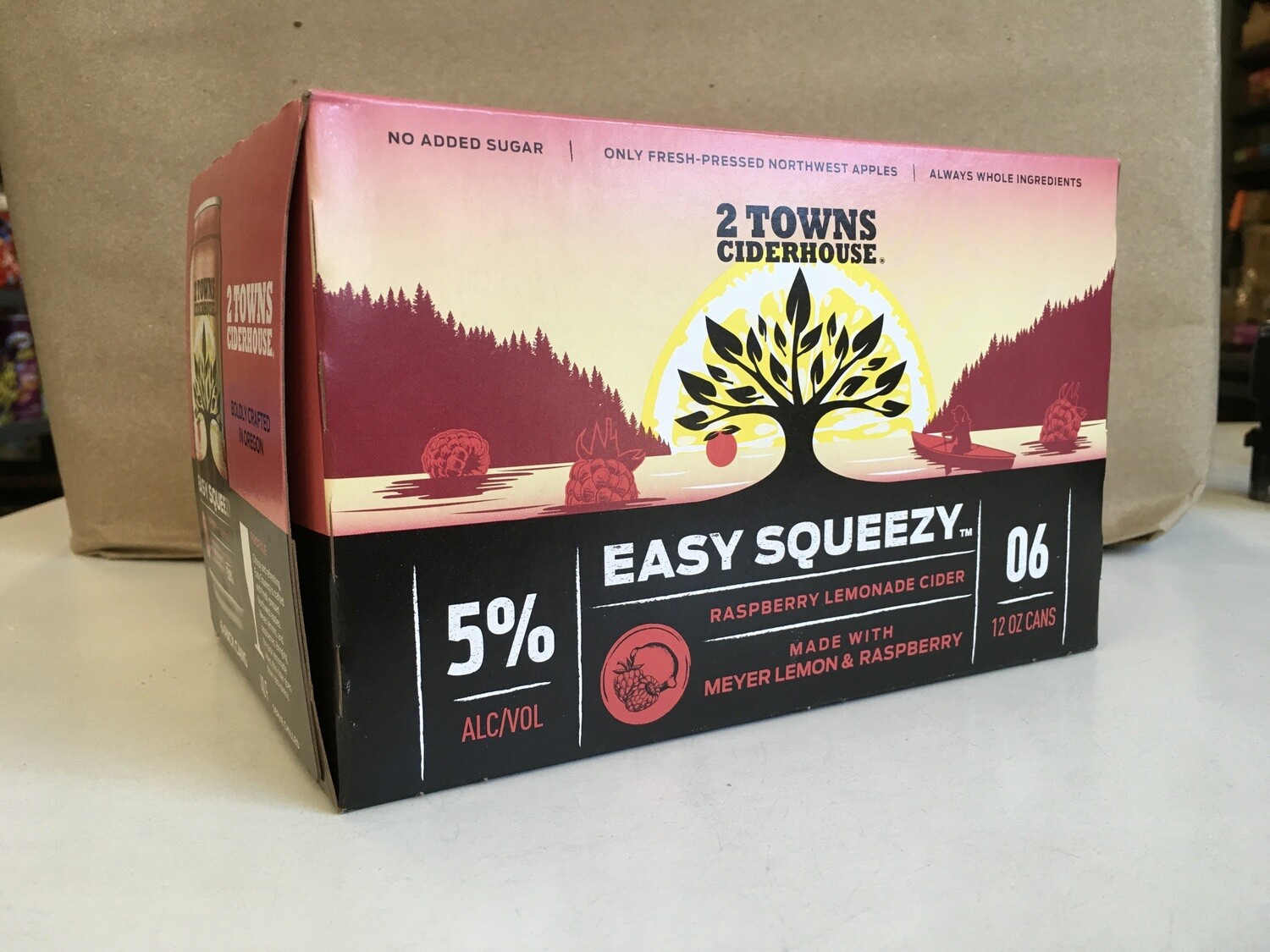 Beer / 6 Pack / 2 Towns Ciderhouse Easy Squeezy, 6pk