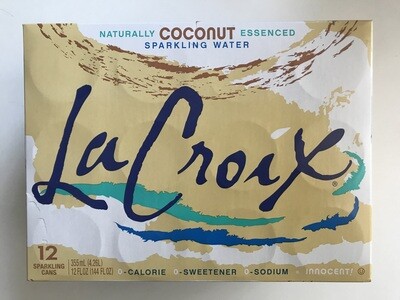 Beverage / Water / La Croix Coconut, 12 pk