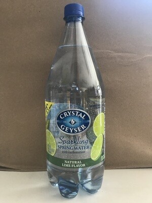 Beverage / Water / Crystal Geyser Lime, 1.25 Liter