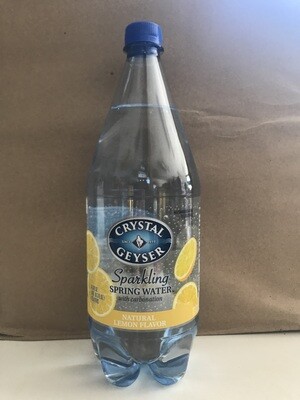 Beverage / Water / Crystal Geyser Lemon, 1.25 Liter
