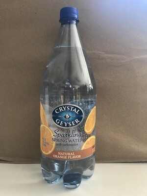 Beverage / Water / Crystal Geyser Orange, 1.25 Liter