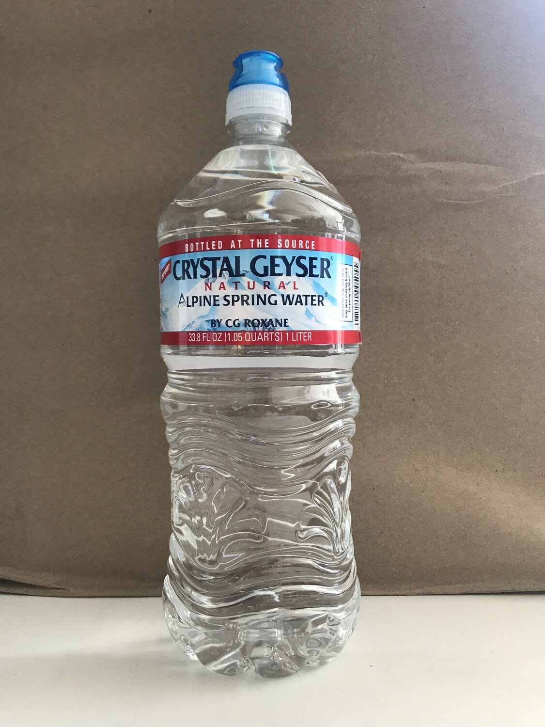 Beverage / Water / Crystal Geyser Sport Top, 1 Liter