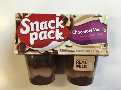Grocery / Dessert / Snack Pack Pudding Chocolate Vanilla