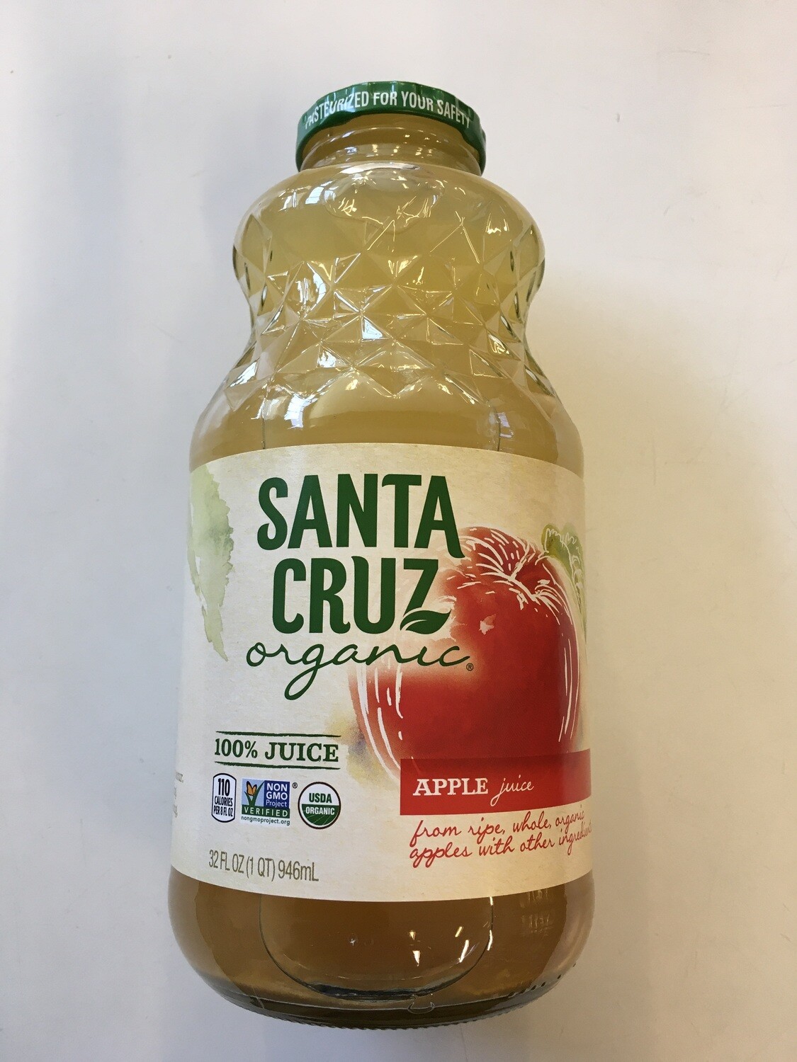 Grocery / Juice / Santa Cruz Apple Juice, 32 oz