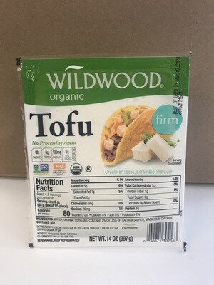 Deli / Tofu / Wildwood Organic Tofu Firm, 14 oz