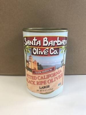 Grocery / Condiments / Santa Barbara Large Black Olives, 5.75 oz