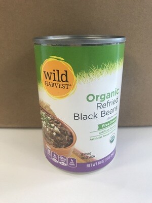 Grocery / International / Wild Harvest Organic Refried Black Beans