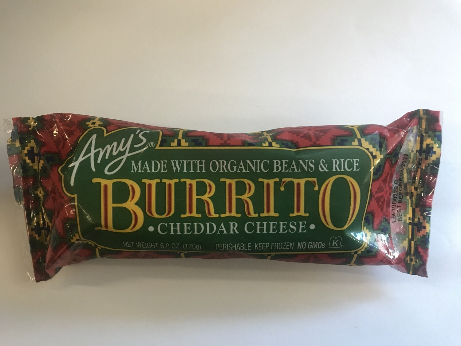 Frozen / Entree / Amy's Cheddar Cheese Burrito