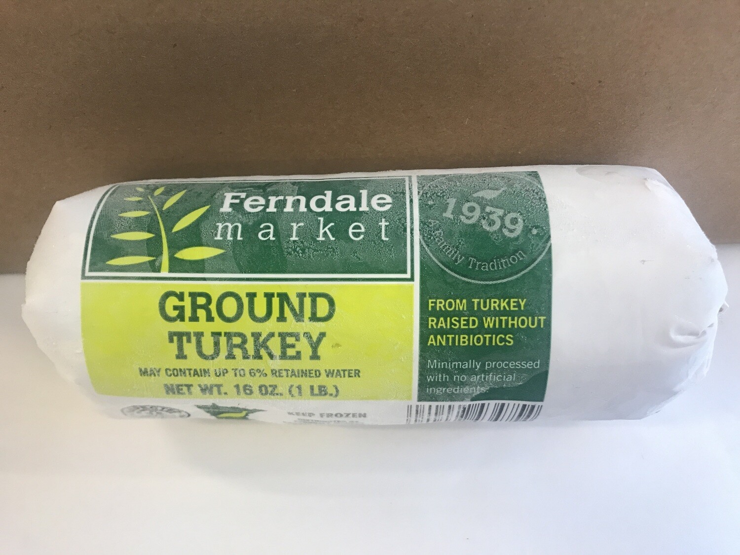 Frozen / Entree / Ferndale Market Ground Turkey, 1 lb
