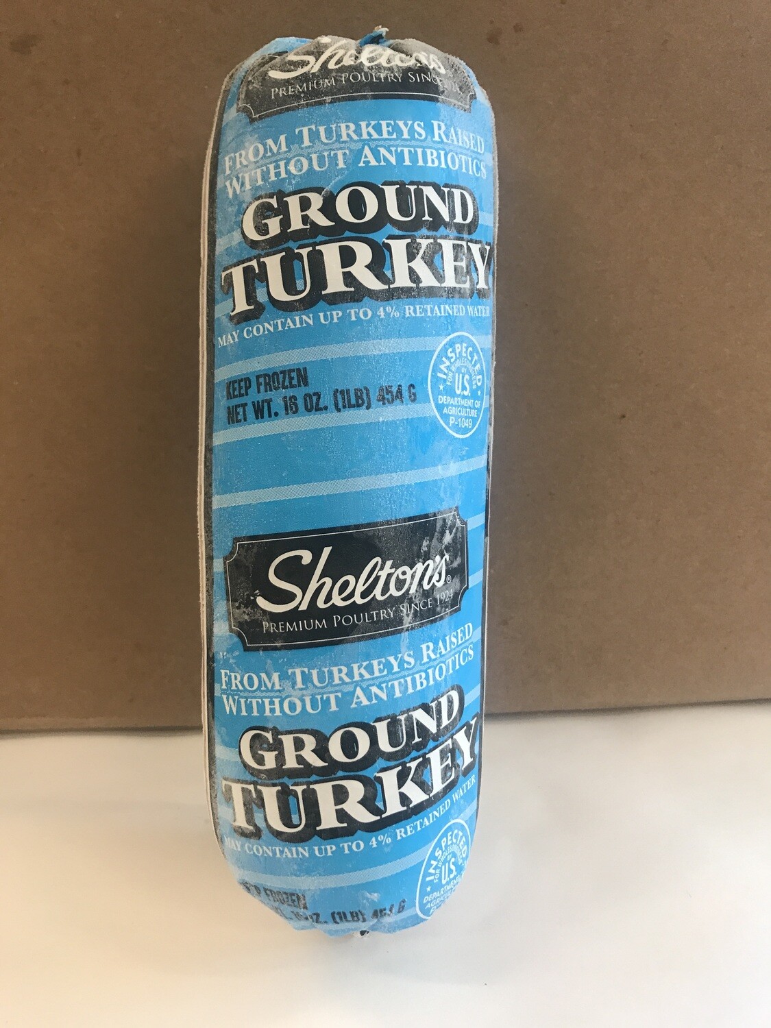 Frozen / Meat / Shelton's Free Range Ground Turkey, 1 lb
