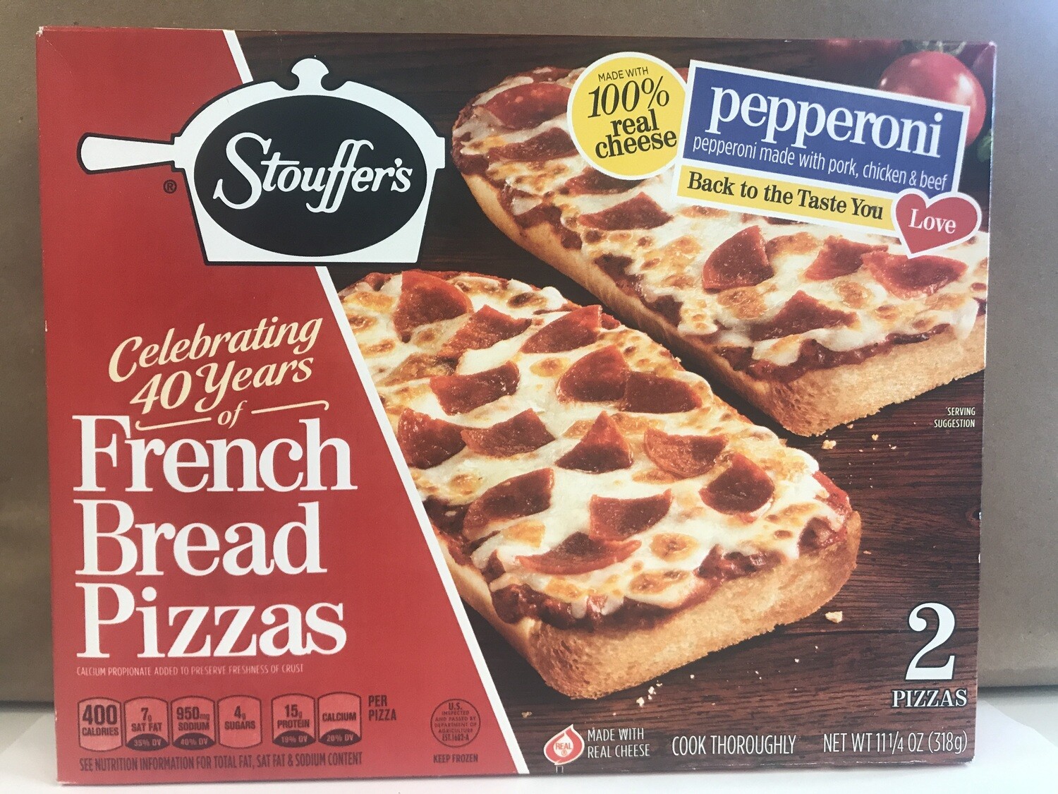 Frozen / Entree / Stouffer's French Bread Pizza