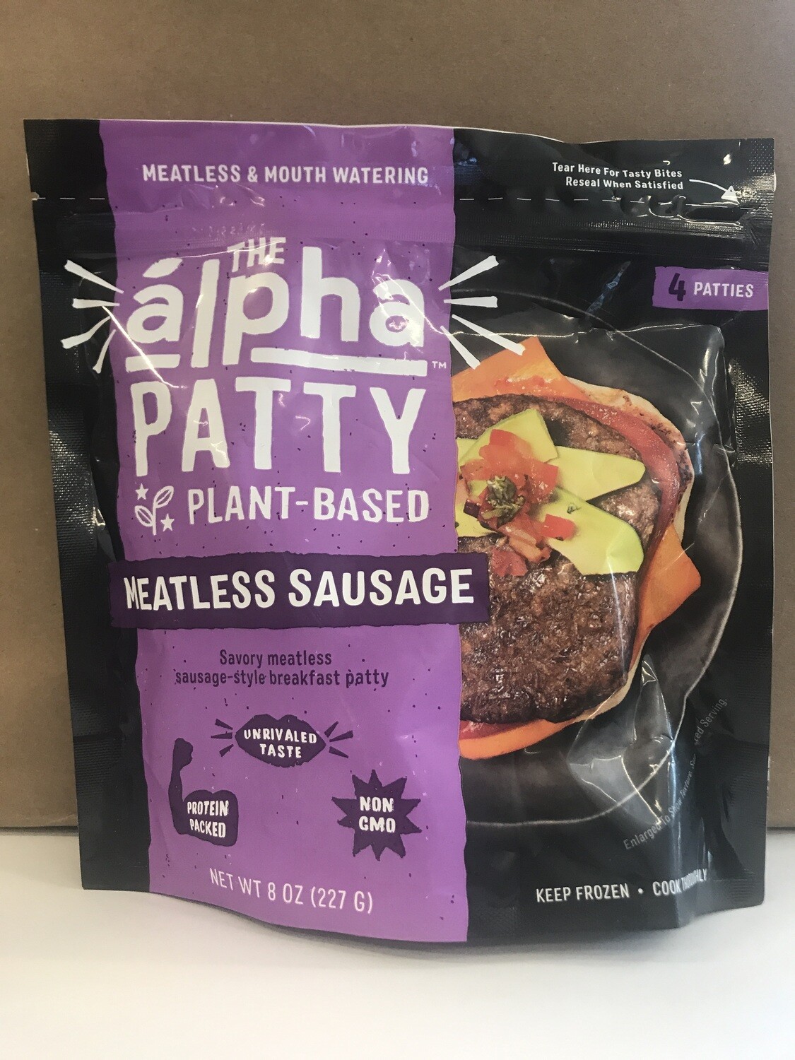 Frozen / Entree / Alpha Plant Based Breakfast Sausage