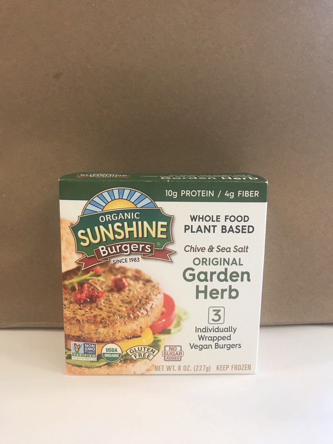 Frozen / Entree / Sunshine Burgers Garden Herb, 3pk