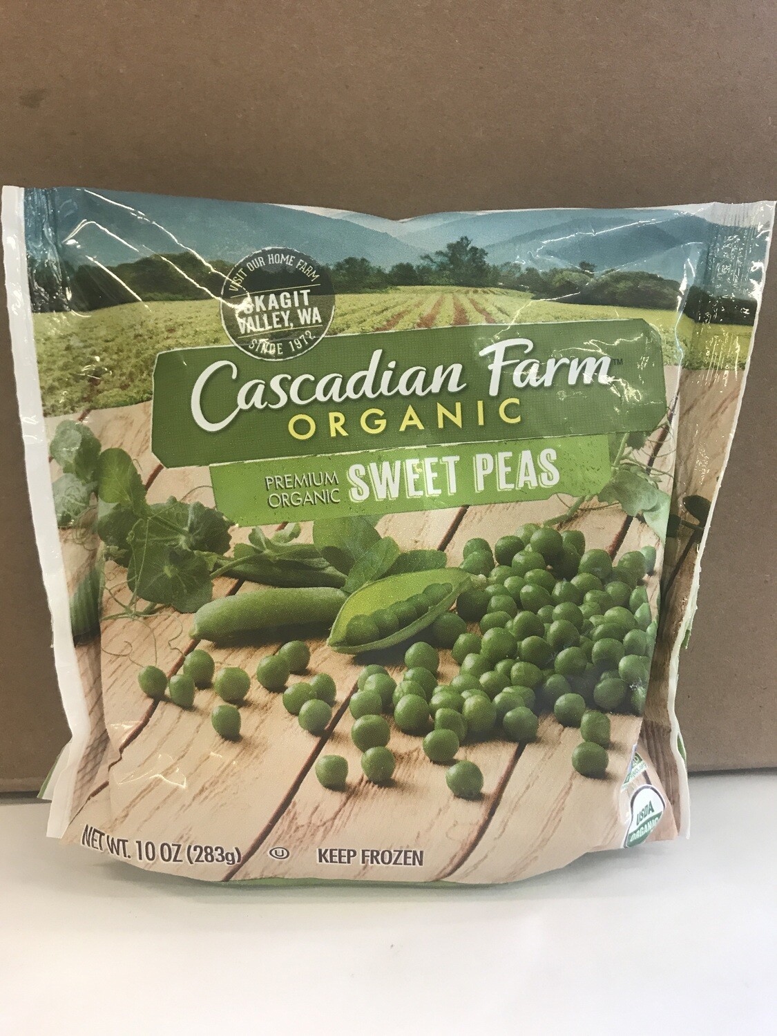 Frozen / Vegetables / Cascadian Farms Organic Frozen Peas, 10 oz
