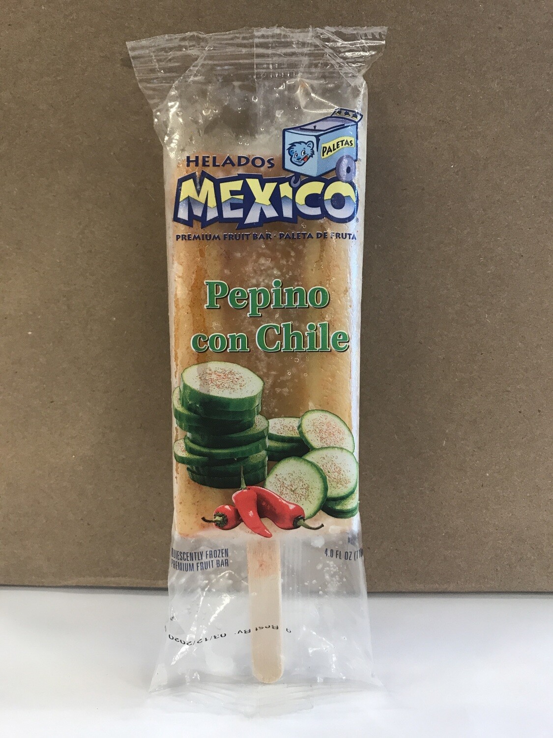 Frozen / Ice Cream Novelty / Helados Mexico Chile Cucumber