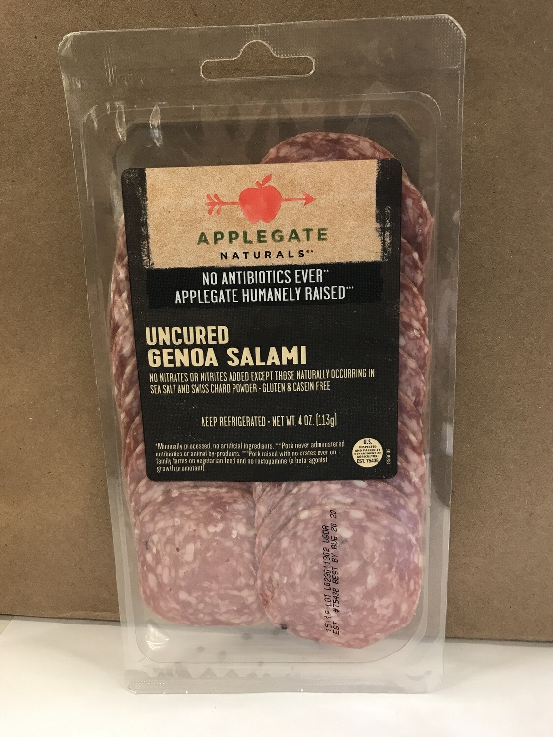 Deli / Meat / Applegate Uncured Genoa Salami
