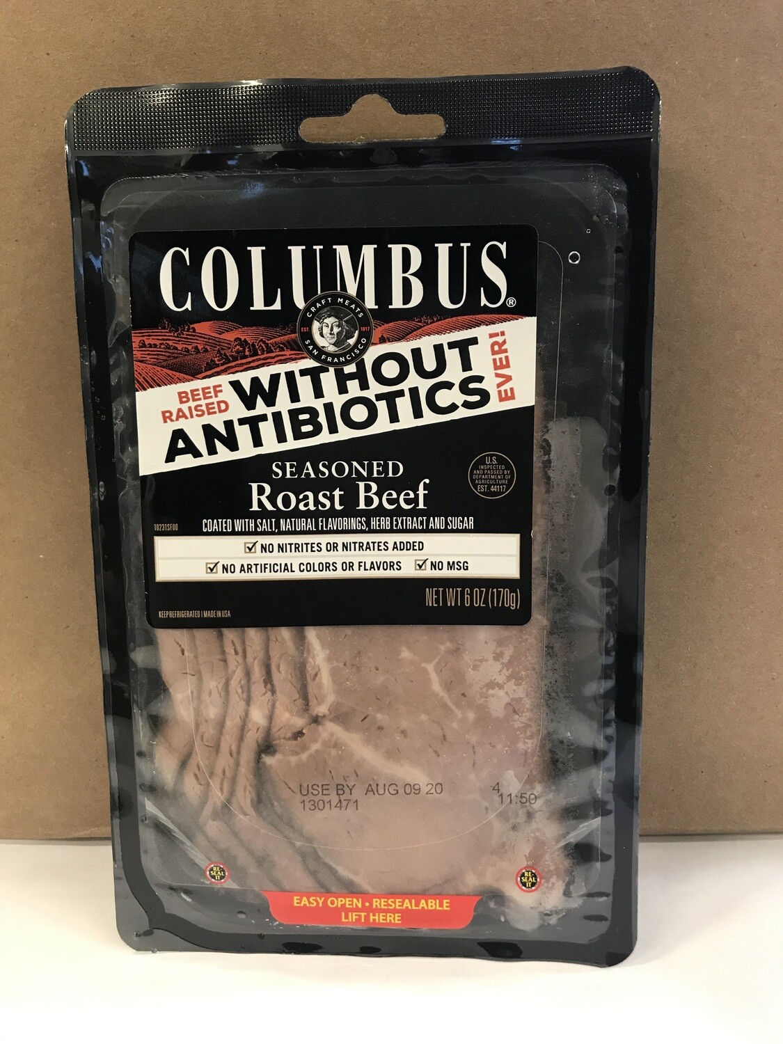 Deli / Meat / Columbus Roast Beef, 6 oz