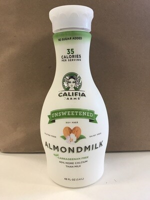 Dairy / Plant Based / Califia Almond Milk Unsweetened, 48 oz