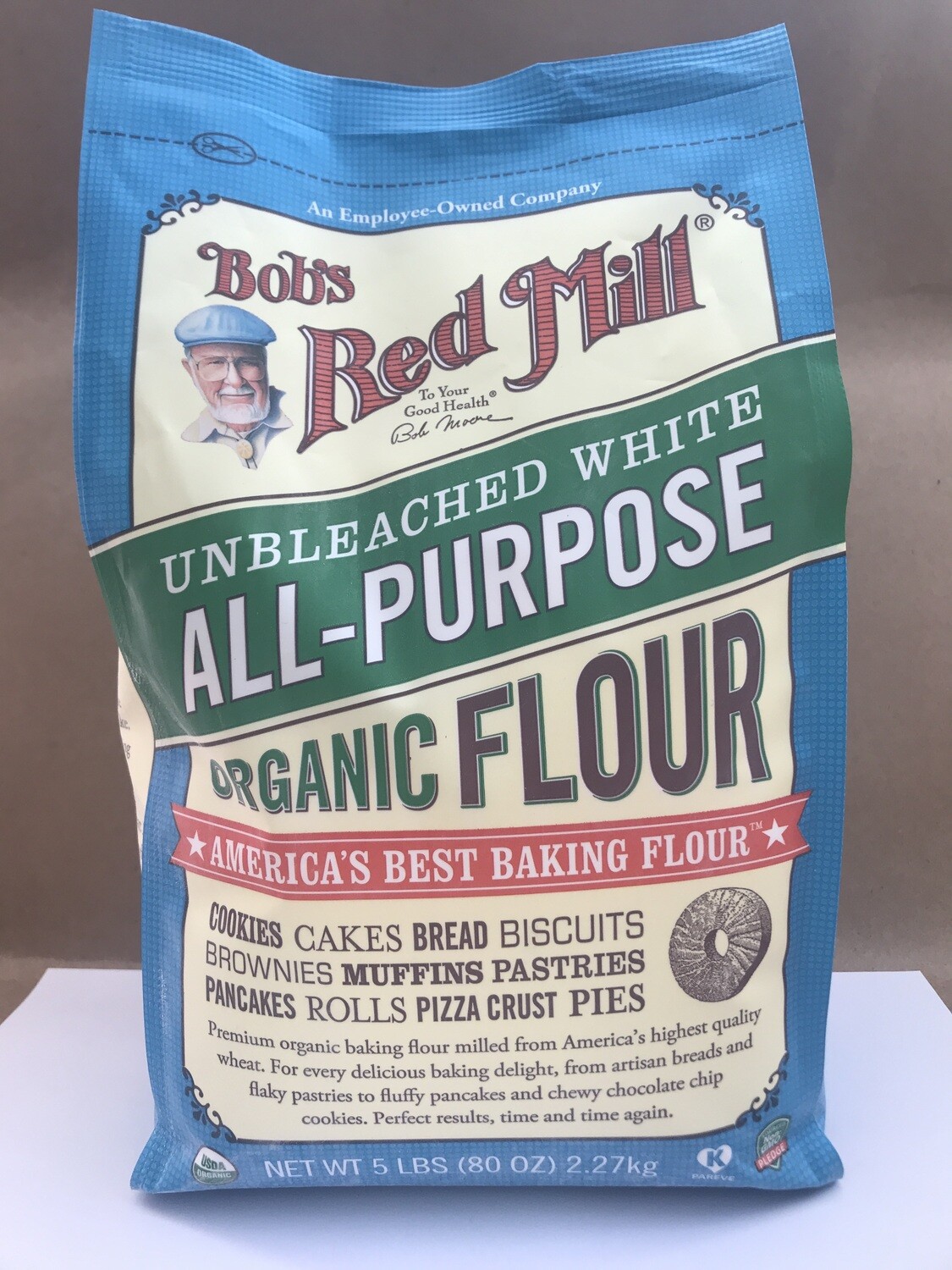 Grocery / Baking / Bob's Red Mill Unbleached Organic White Flour, 5 lb