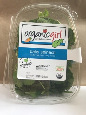 Produce / Vegetable / Organic Girl Baby Spinach, 5 oz
